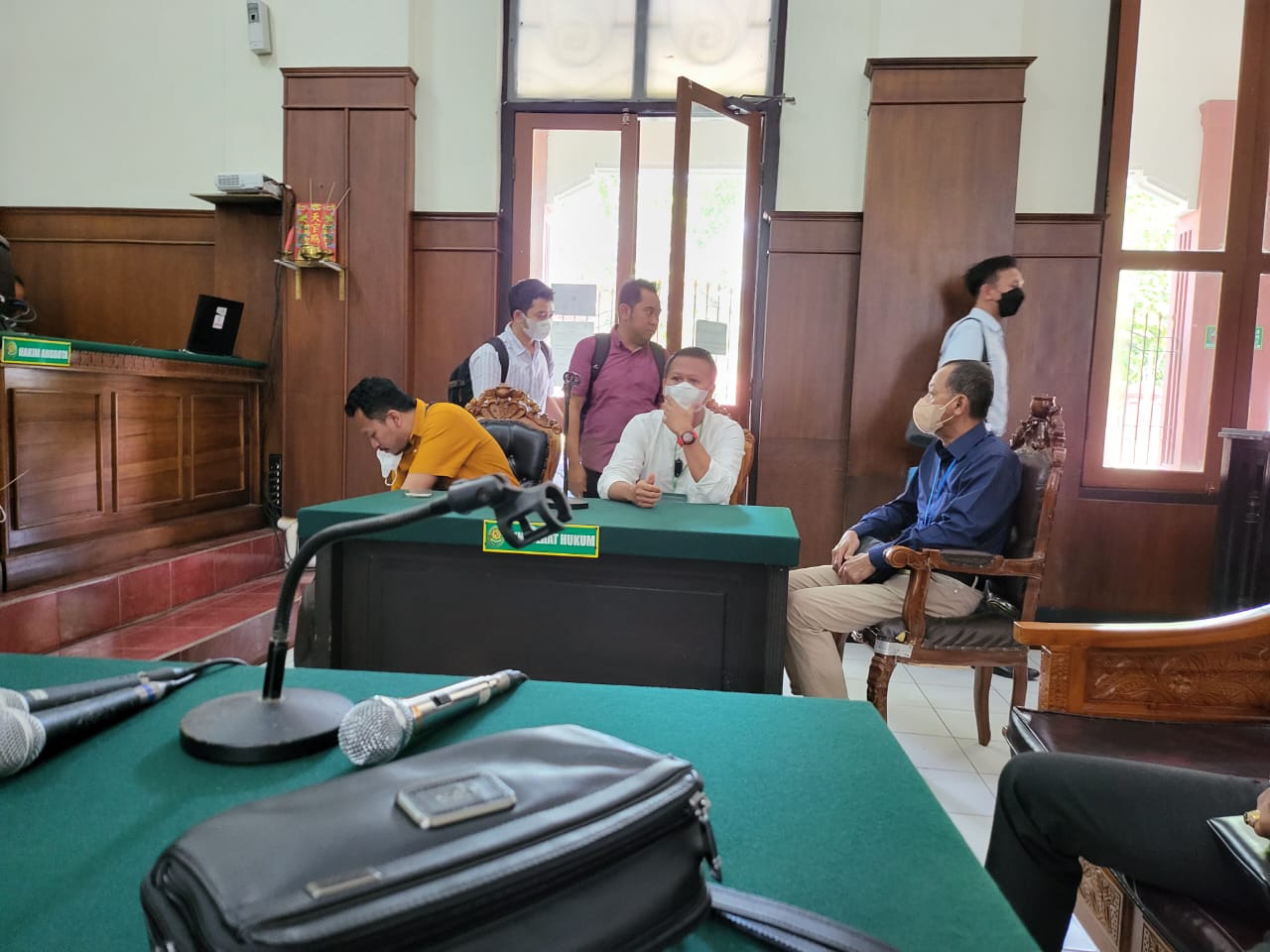 Suasana sidang di Pengadilan Negeri Surabaya