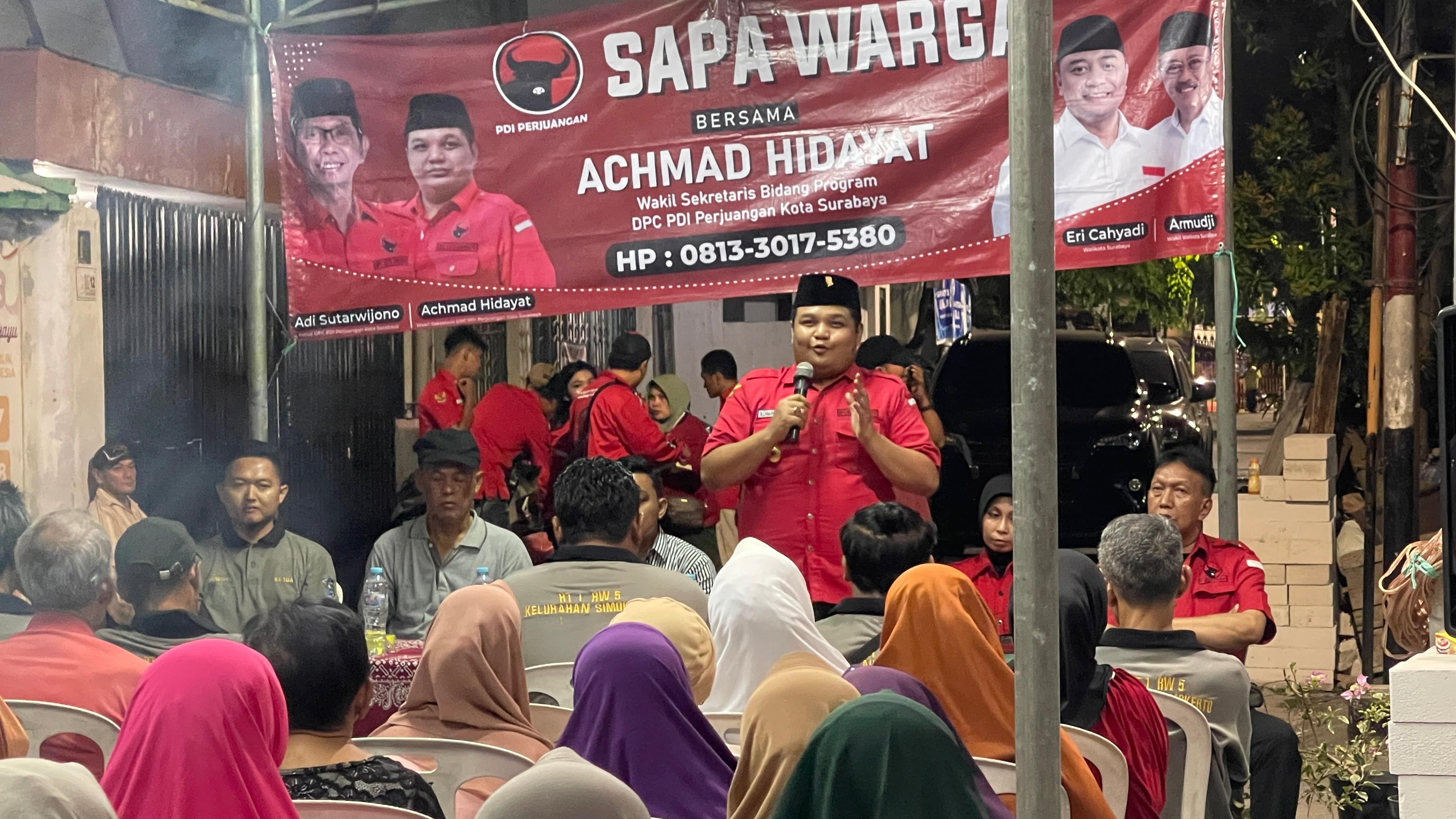 Wakil Sekretaris Dewan Pimpinan Cabang PDI Perjuangan Achmad Hidayat menjelaskan Misi Ganjar Pranowo - Mahfud MD