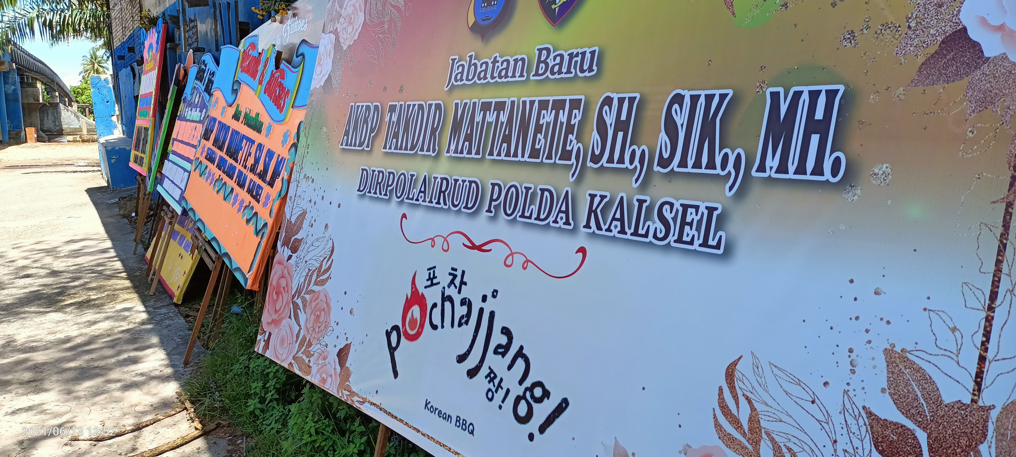 Ucapan selamat kepada AKBP Takdir Mattanette yang baru dilantik sebagai Dirpolair Polda Kalsel