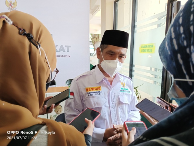 Ketua Baznas Kalsel H. Irhamsyah Safari.