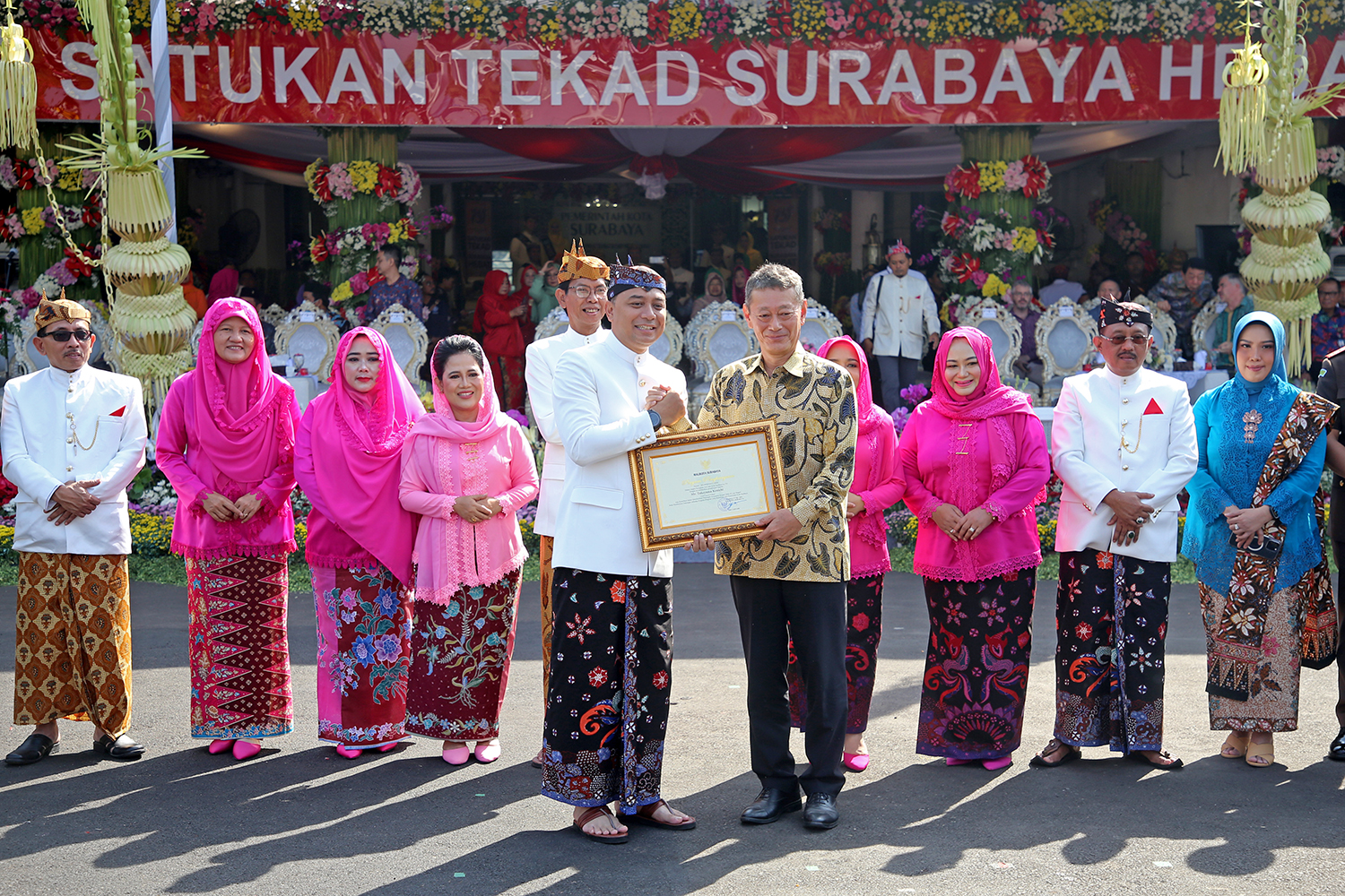 Wali Kota Surabaya Eri Cahyadi di peringatan HJKS ke-731