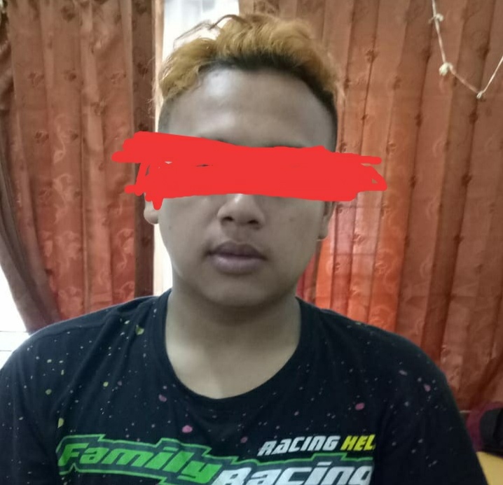 Tersangka pencabulan yang diamankan Polres Tulungagung