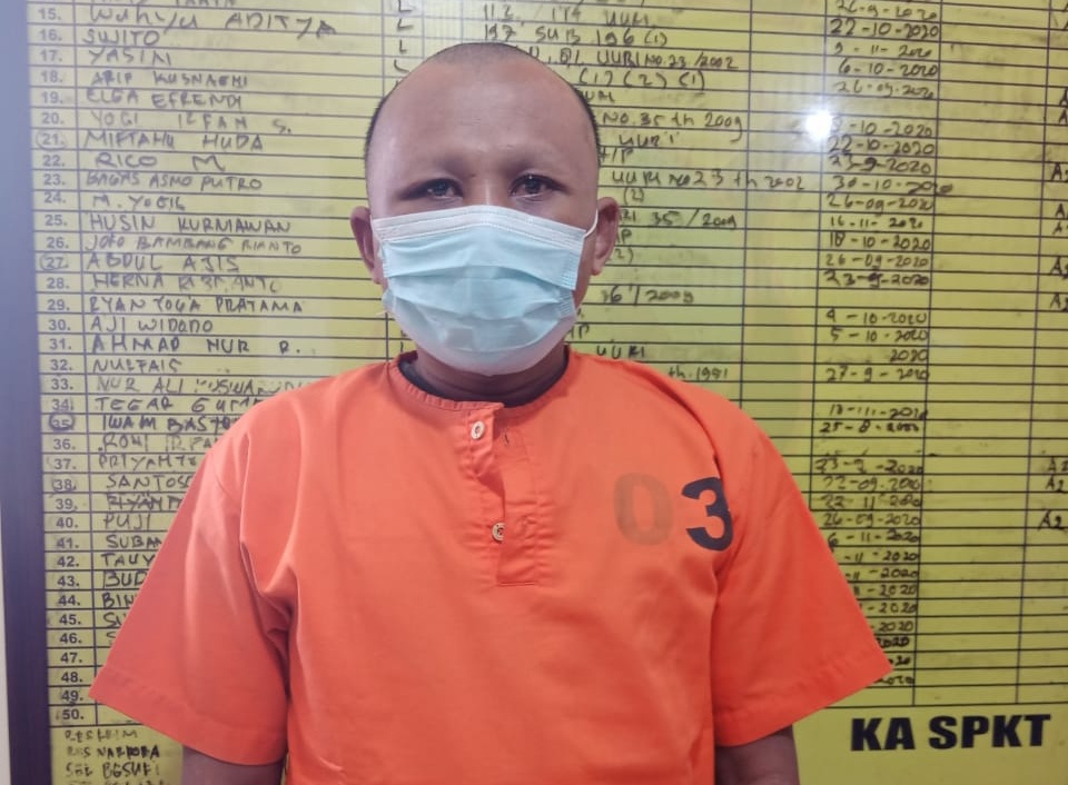 AJA, tersangka pecurian di sejumlah RS Tulungagung