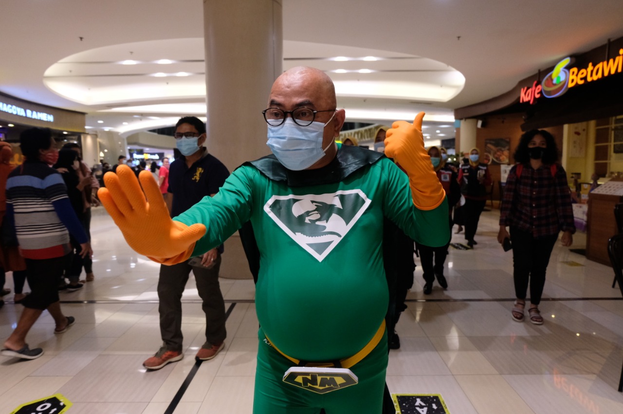 NewMan, Icon lawan Covid 19 di Surabaya. 