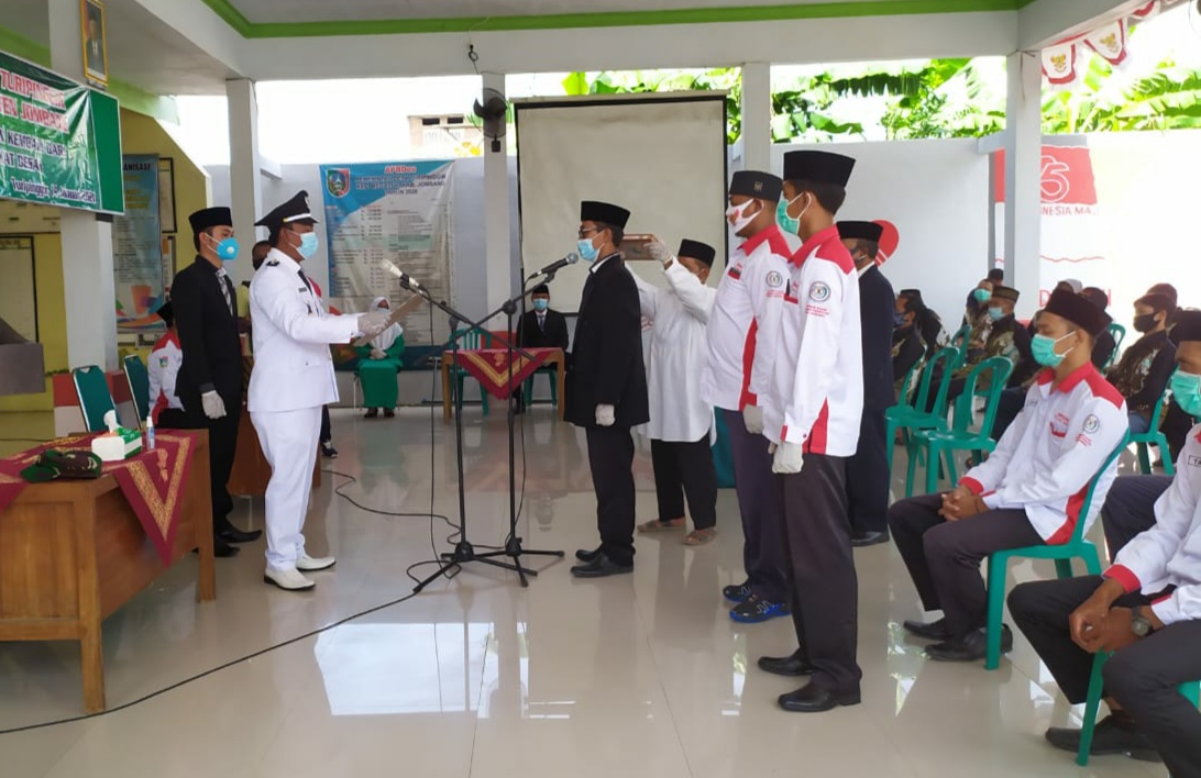Pelantikan perangkat Desa Turipinggir Kab. Jombang