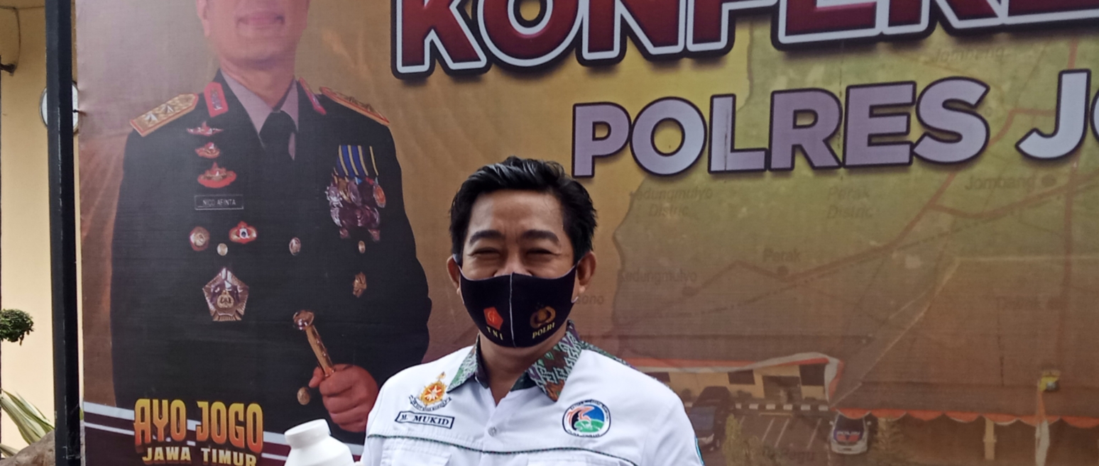 Kasat Resnarkoba Polres Jombang AKP Muchamad Mukid. 