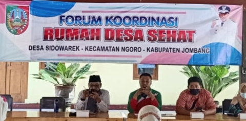 Forum kordinasi Rumah Desa Sehat. 