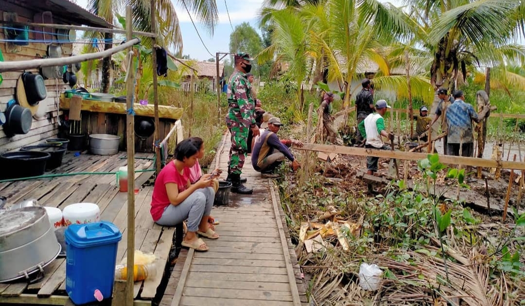 Pelaksanaan pembangunan Musala di Desa Bunipah RT 04, Kecamatan Aluh-aluh, Kabupaten Banjar.