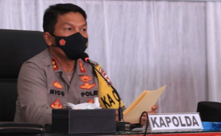 Kapolda Jatim Irjen Pol Nico Afinta saat di Mapolres Blitar. (Foto : Bidhumas Polda Jatim)