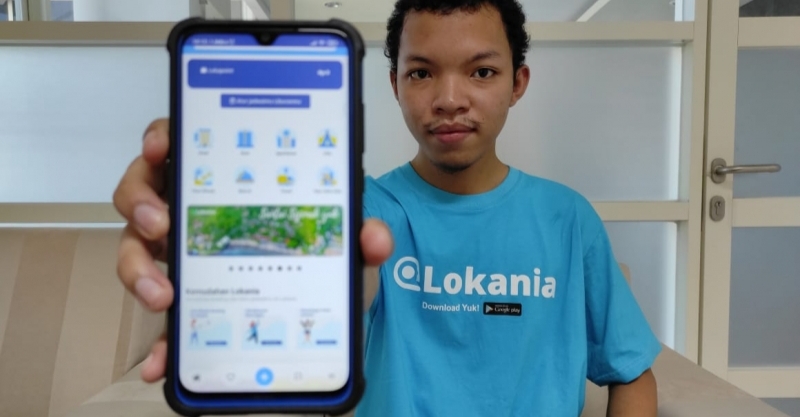 Aplikasi Lokania yang dirancang alumni Unusa (Kominfo)