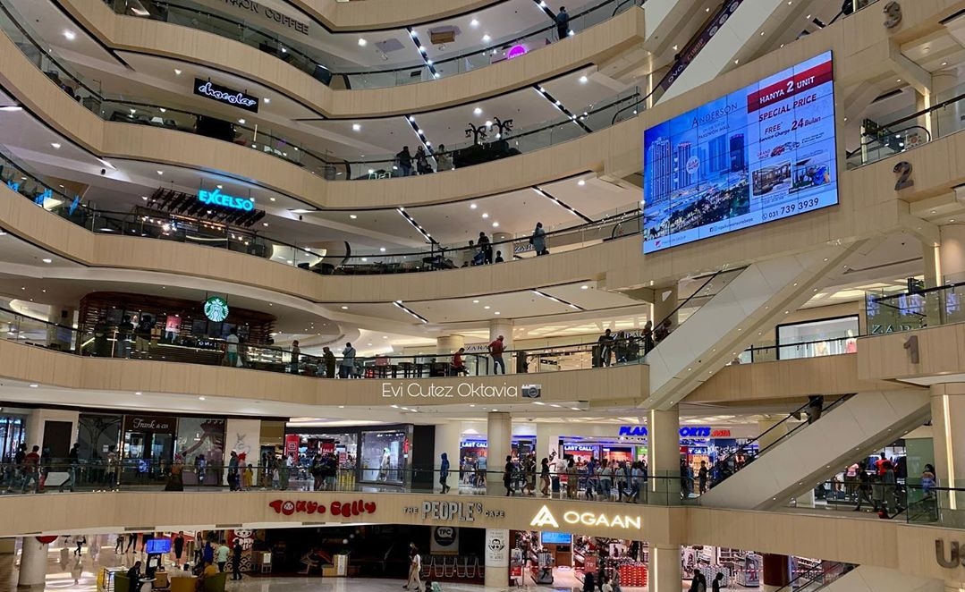 Ilustrasi suasana mall