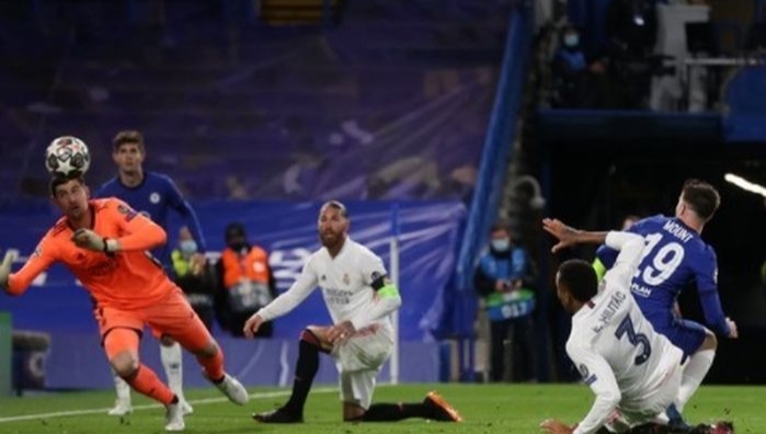 Chelsea mengalahkan Real Madrid dengan skor 2-0 (Agregat 3-1) di semifinal leg 2 Liga Champions, Kamis (6/5/2021) dini hari WIB. (TWITTER.COM/CHAMPIONSLEAGUE)