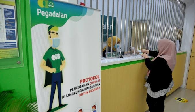 Ilustrasi layanan di PT Pegadaian