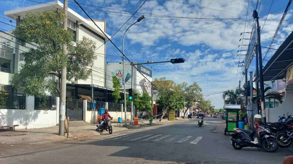 Lokasi perampasan di Jalan Pacuan Kuda, Sawahan, Surabaya.