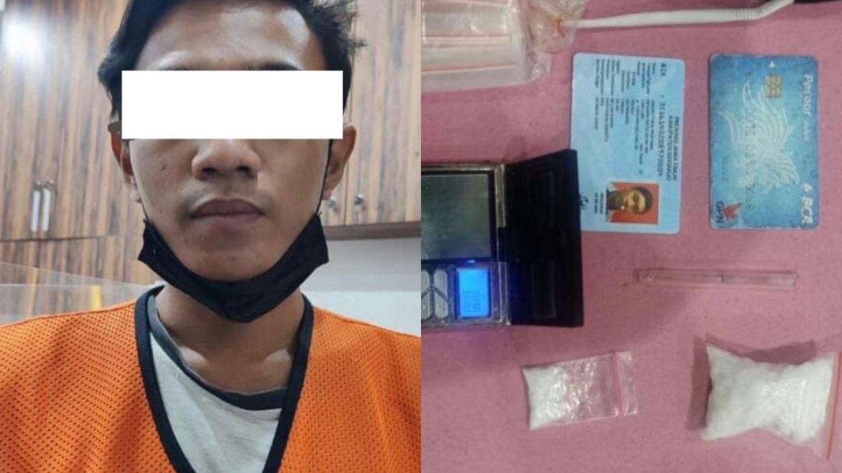 Barang bukti dan pelaku yang diamankan timsus.