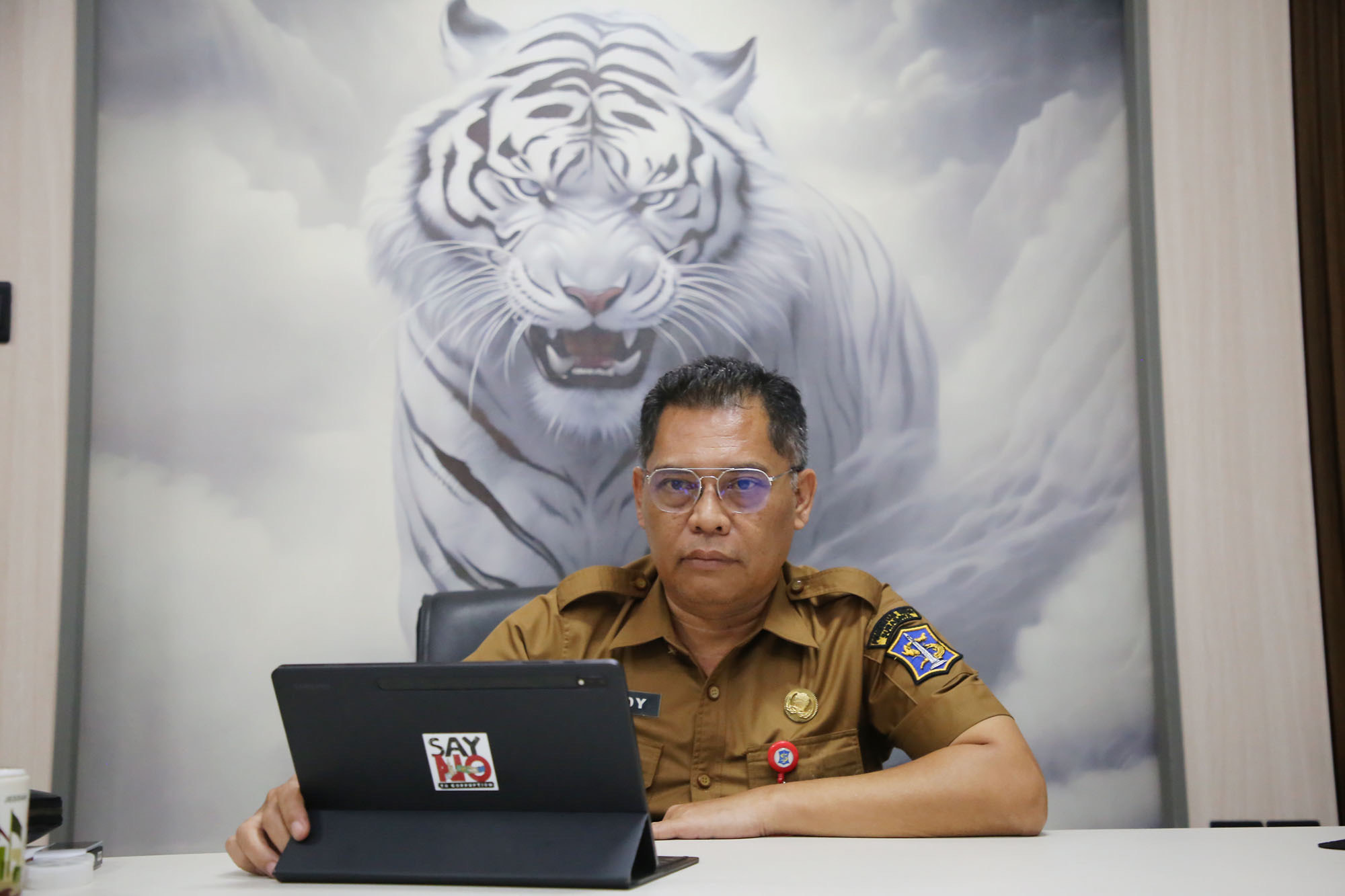 Kepala Dinas Kependudukan dan Pencatatan Sipil (Dispendukcapil) Kota Surabaya Eddy Christijanto