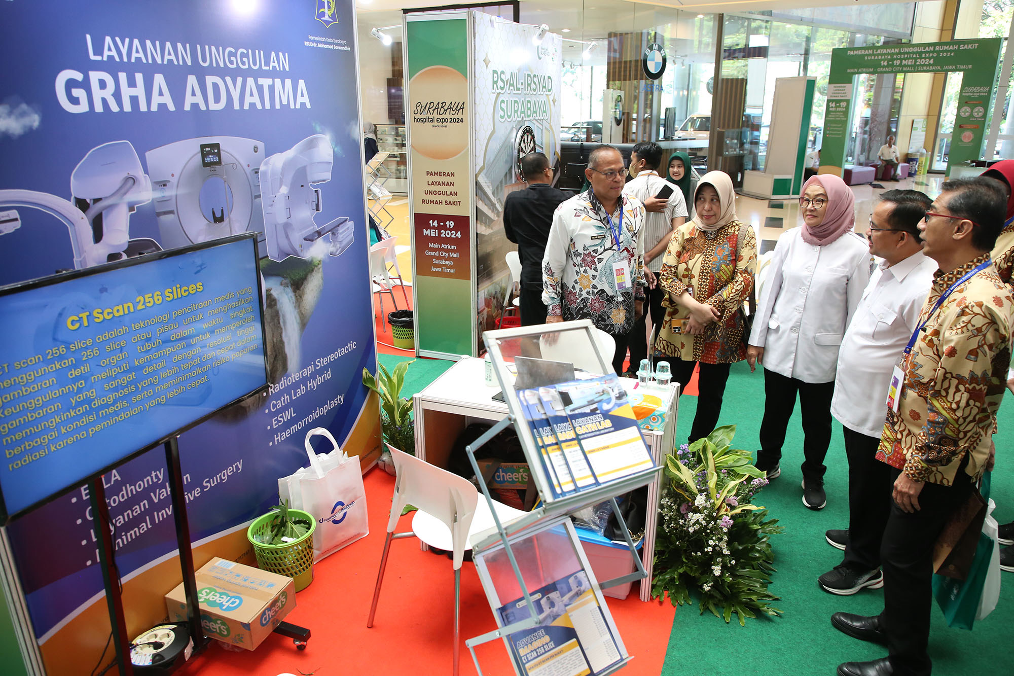 Surabaya Hospital Expo di Grand City Mal Surabaya, Rabu (15/5/2024). 