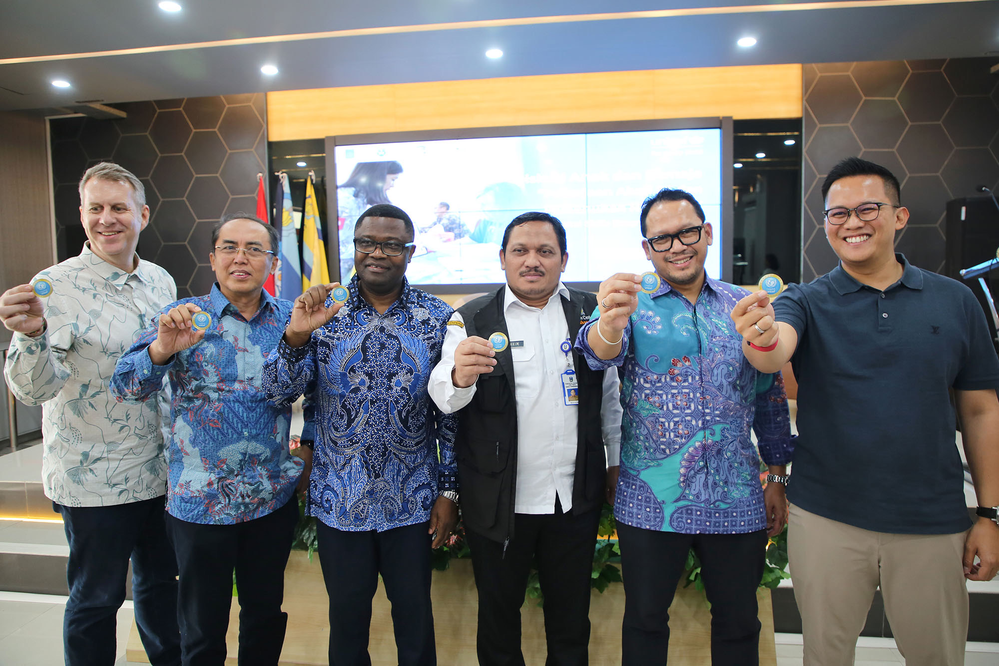 Perwakilan United Nation Childern’s (UNICEF), dalam Diskusi Anak dan Remaja ‘Pekerja Abad 21 dan Pemenuhan Hak Anak’, di Gedung Teknik Informatika ITS, Rabu (31/7/2024).