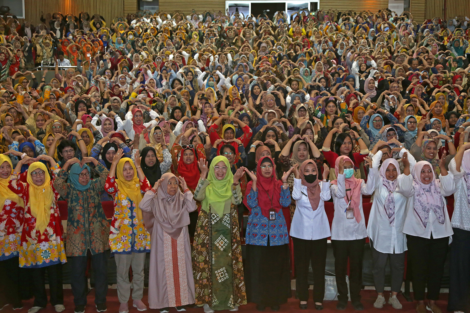Peringatan Hari Keluarga Nasional (HARGANAS) ke-31 di Balai Budaya, Gedung Balai Pemuda, Rabu (10/7/2024)