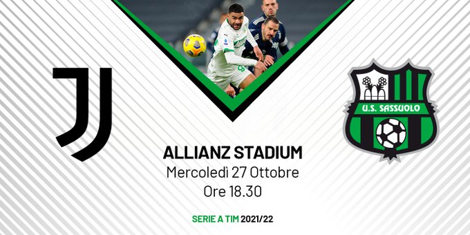 Serie A Italia: Juventus vs Sassuolo di Allianz Stadium Rabu (27/10/2021) pukul 23.30 Wib.