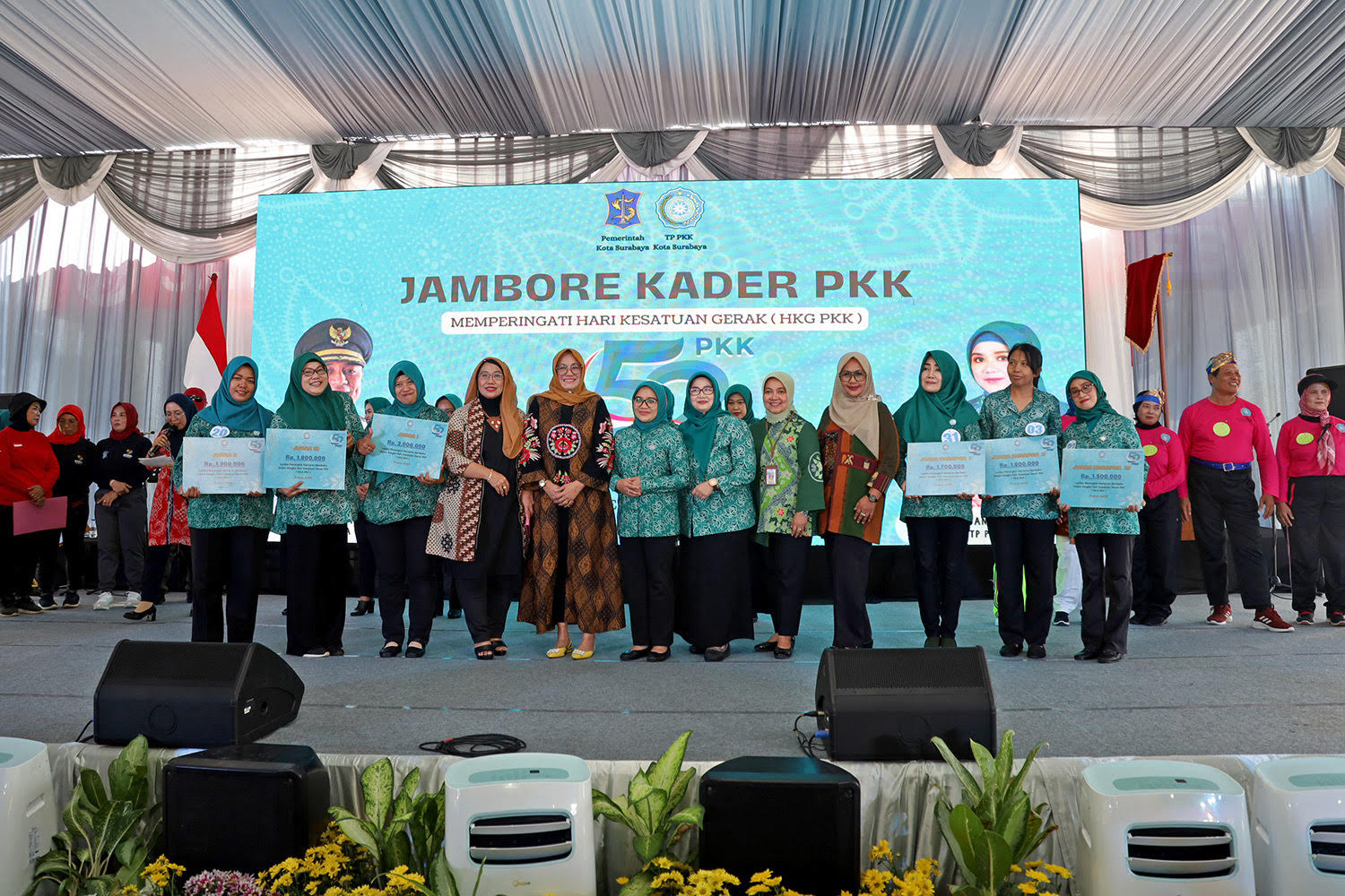 Ketua Tim Pengerak TP PKK Rini Indriyani menghadiri Jambore Kader PKK 2024 