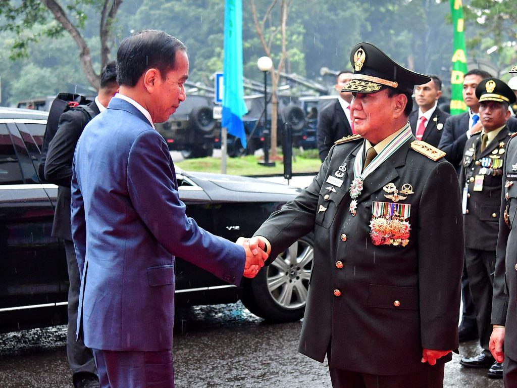 Presiden Jokowi memimpin Rapat Pimpinan TNI-Polri Tahun 2024 di Markas Besar TNI, Cilangkap, Jakarta, pada Rabu, 28 Februari 2024. (Foto: /BPMI Setpres/Vico/Setkab.go.id)