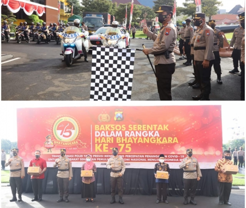 Kapolda Jatim saat usai membuka Webinar di Mapolda.