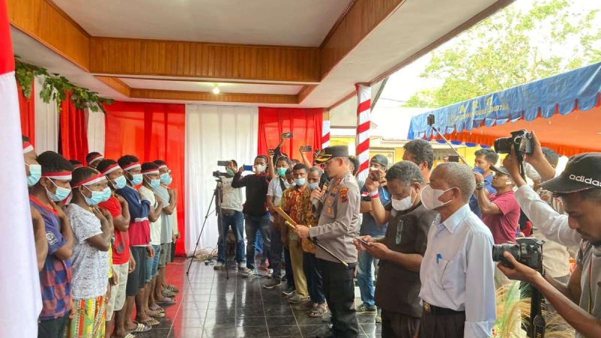 KKB Saat Sumpah Kembali ke NKRI
