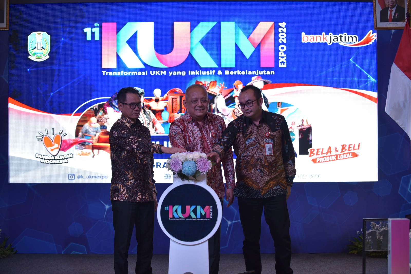 Pembukaan The 11th KUKM Expo 2024 di Grand City Mall Surabaya