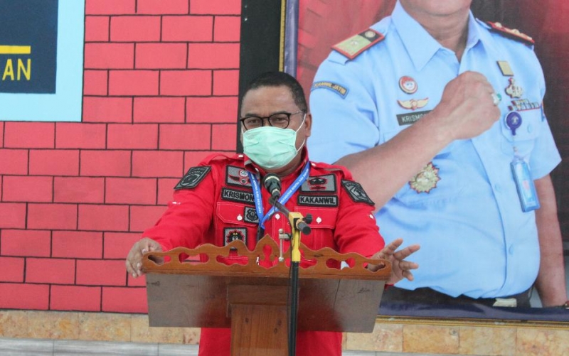Kakanwil Kemenkumham Jatim Krismono.