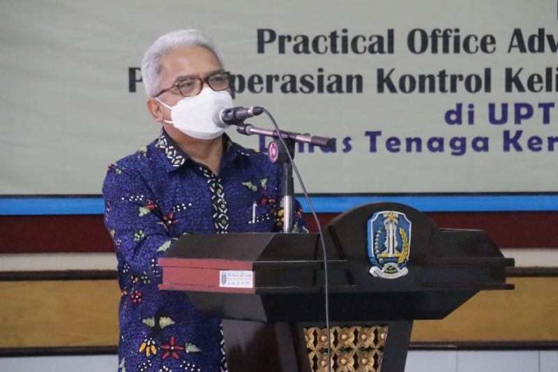 Kepala Dinas Dinas Tenaga Kerja dan Transmigrasi Provinsi Jawa Timur, Himawan Estu Bagijo.
