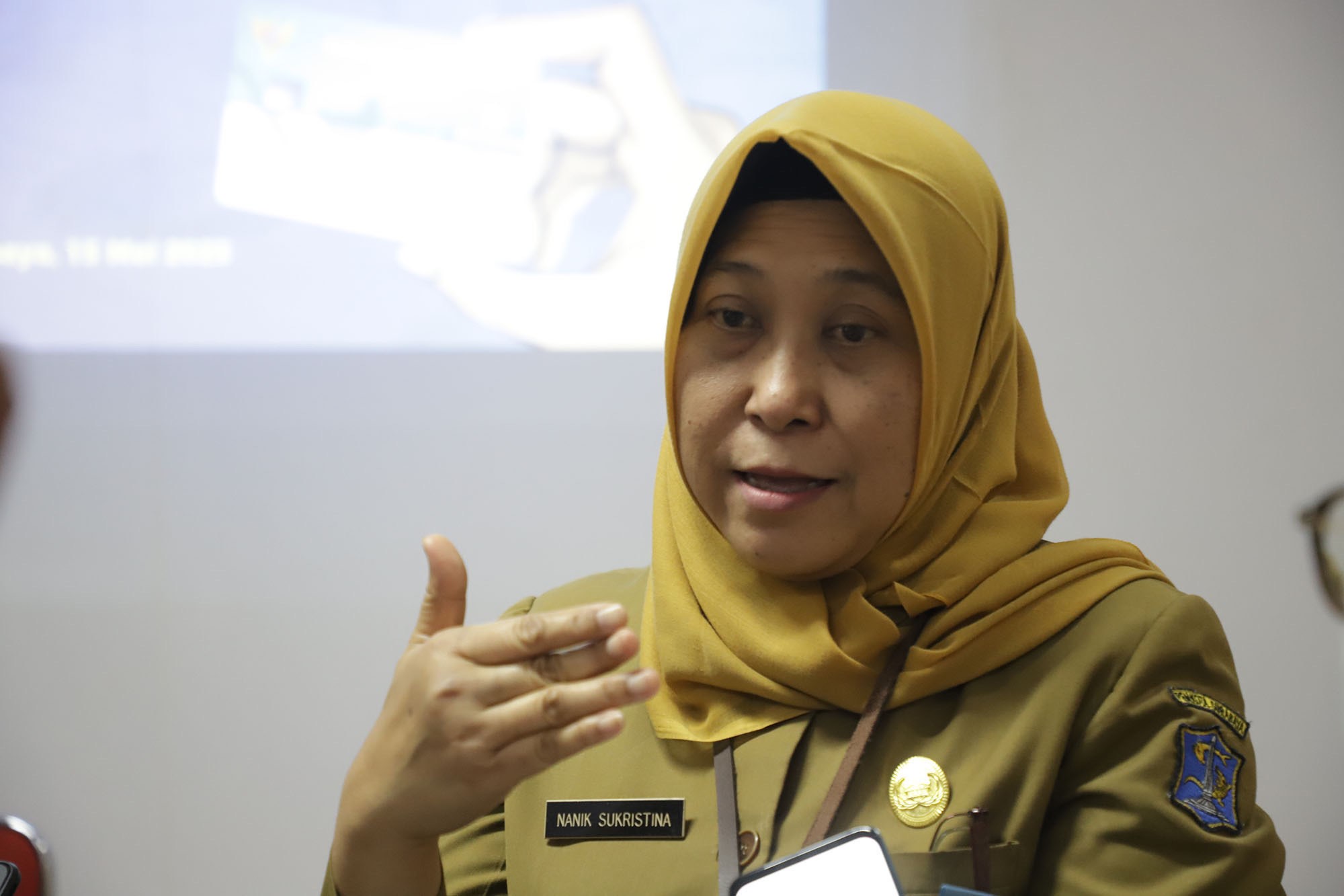 Kepala Dinas Kesehatan (Dinkes) Kota Surabaya Nanik Sukristina