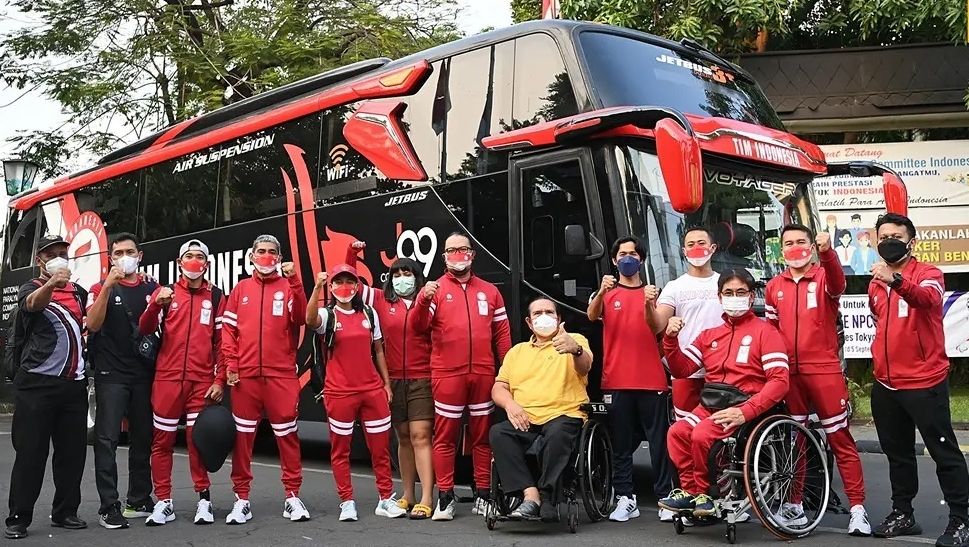 Kontingen Indonesia untuk Paralimpiade Tokyo 2020.(DOK. NPC Indonesia)
