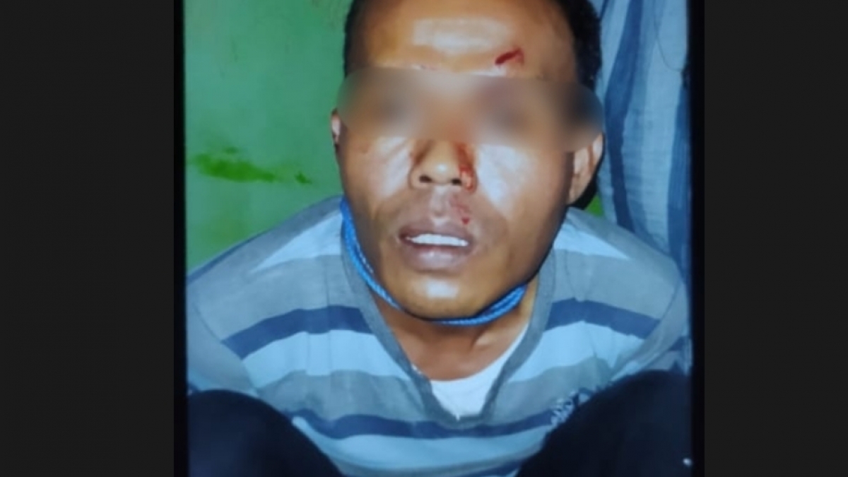 Diduga pelaku aksi pencurian BH. (MEMONEWS)