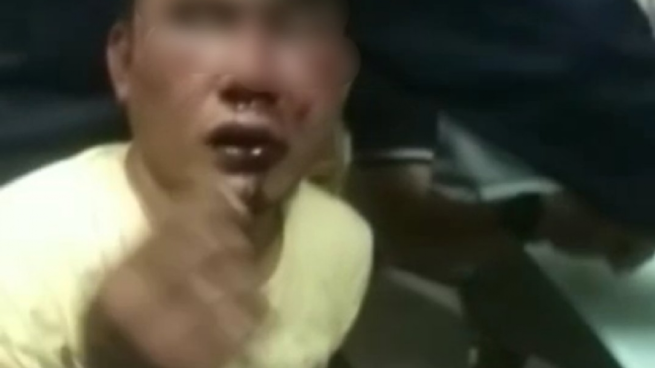 Tangkapan layar video pencuri di East Coast Pakuwon City.