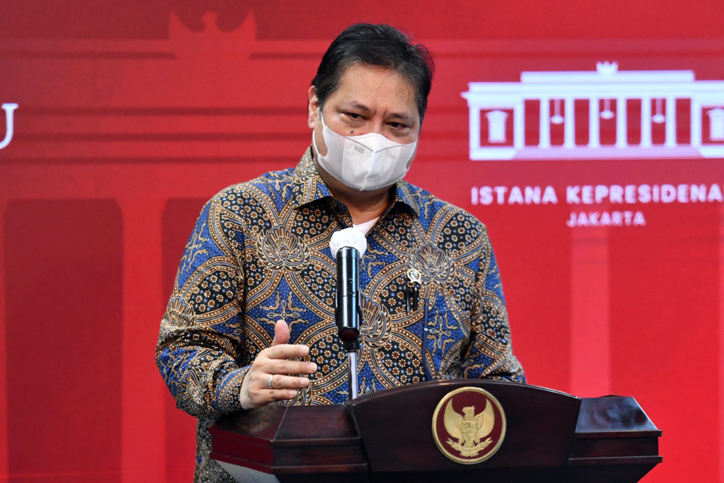 Menteri Koordinator Bidang Perekonomian (Menko Ekon) Airlangga Hartarto.