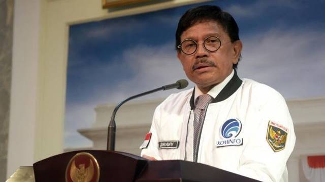 Menteri Komunikasi dan Informatika RI Johnny G Plate