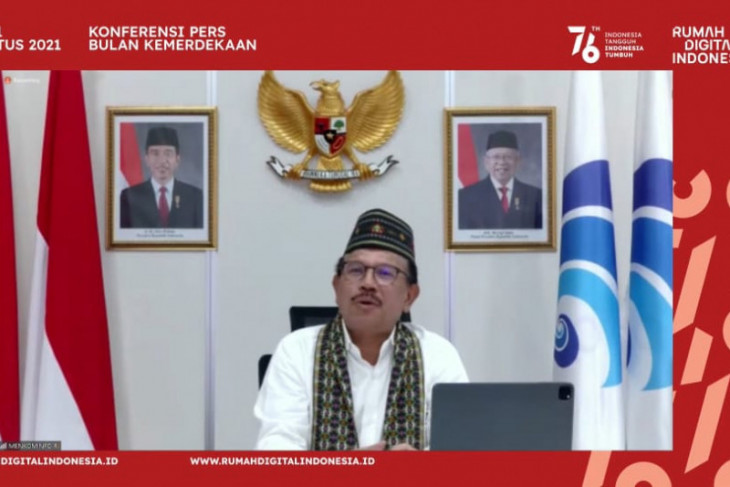 Menteri Komunikasi dan Informatika Johnny G. Plate. 