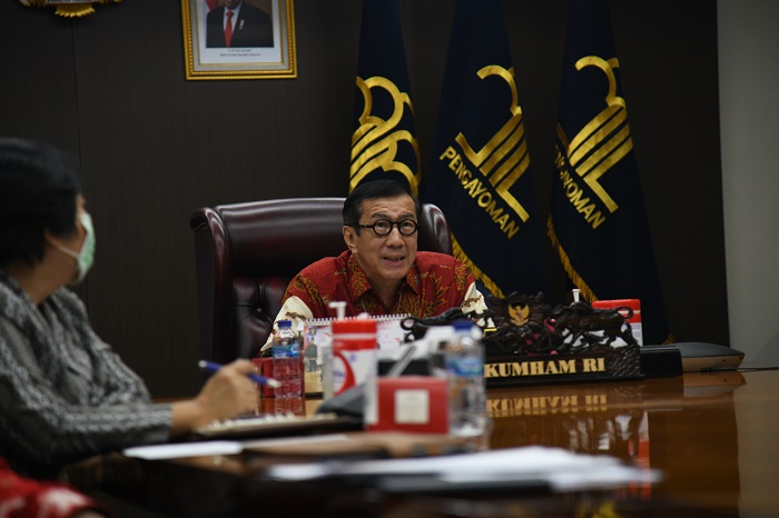 Menkumham RI Yasonna Laoly.