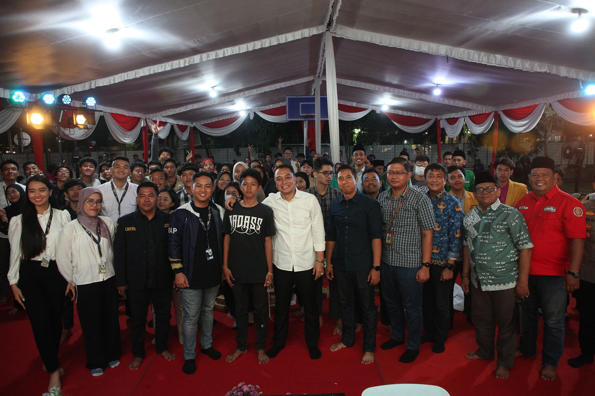 Musrenbang pemuda Kelurahan Ketabang, Kecamatan Genteng di Lapangan SMPN 1, Rabu (19/06/2024) malam