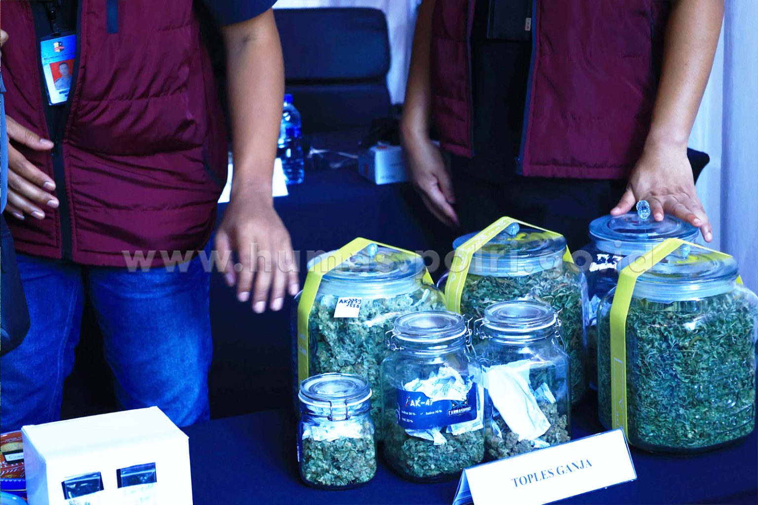 Barang bukti narkoba yang diamankan Bareskrim Polri (Humas Polri)