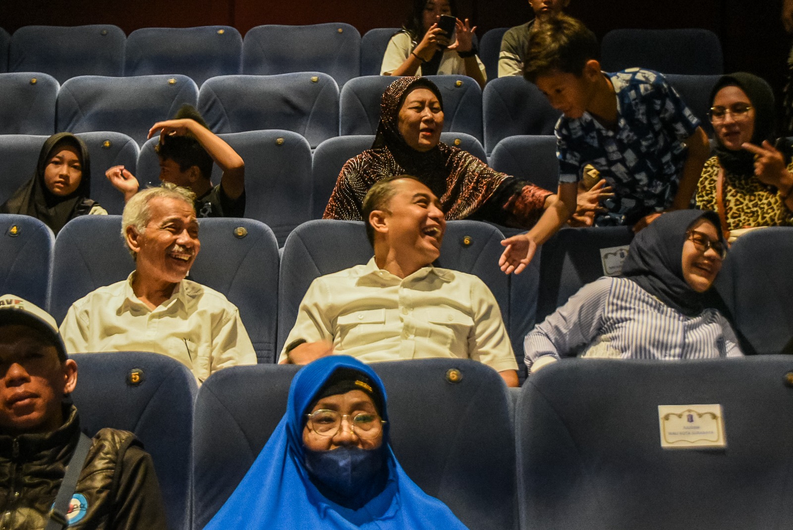 Wali KOta Eri Cahyadi ikut nobar film Kartolo Numpak Terang Bulan