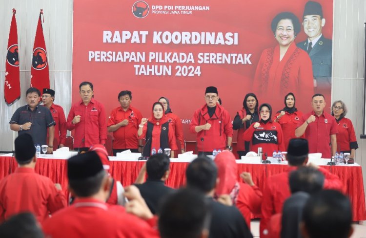 Rapat Koordinasi (Rakor) PDIP Jatim