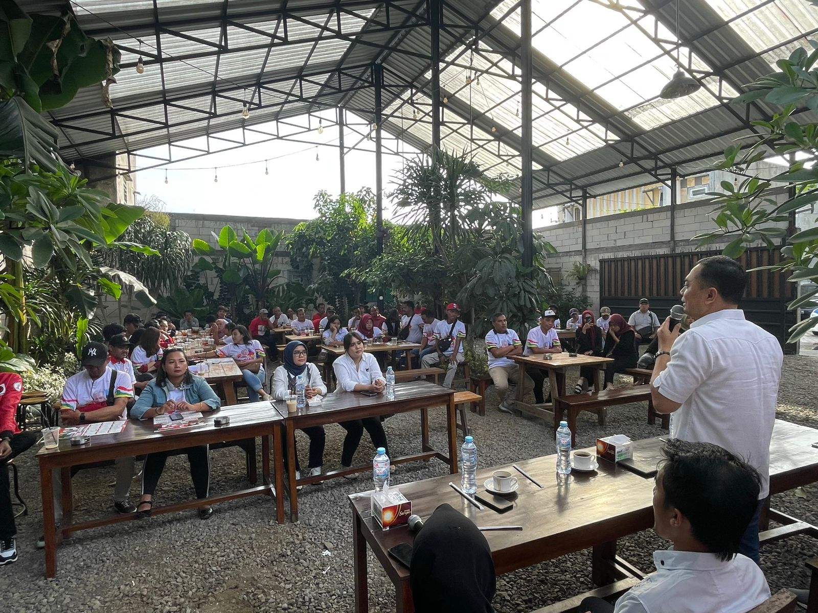 Ketua TMP Jawa Timur, Eri Cahyadi, menyampaikan keberpihakan serta komitmen Ganjar - Mahfud