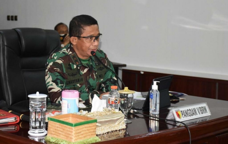Pangdam V/Brawijaya, Mayjen TNI Suharyanto. (Pendam V/Brawijaya)