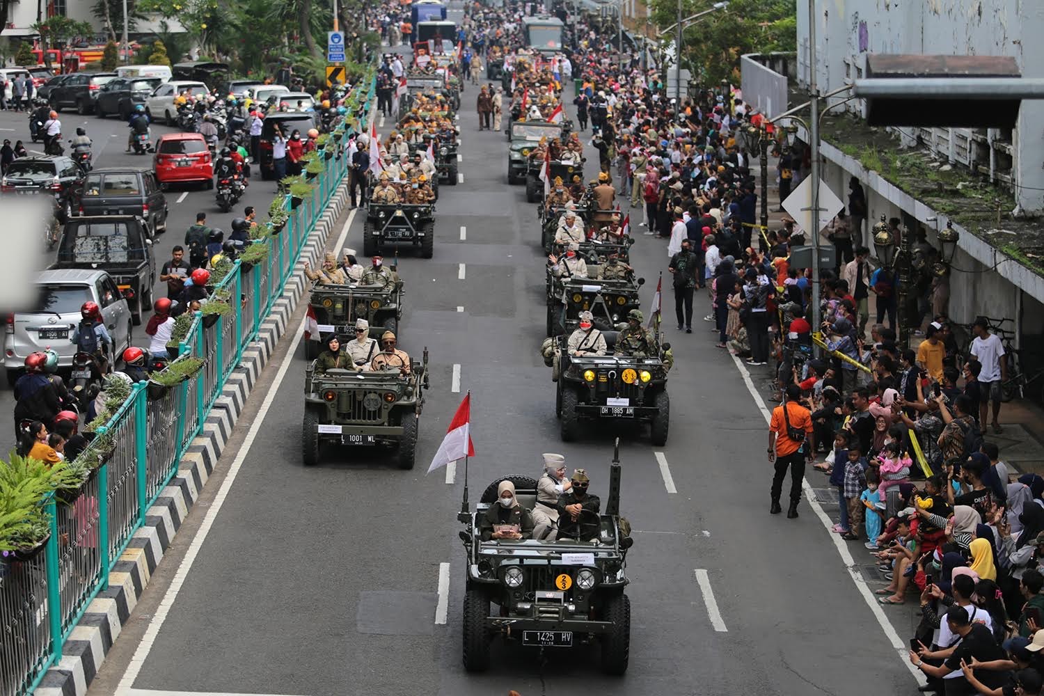 Parade Juang, event tahunan yang digelar Pemkot Surabaya