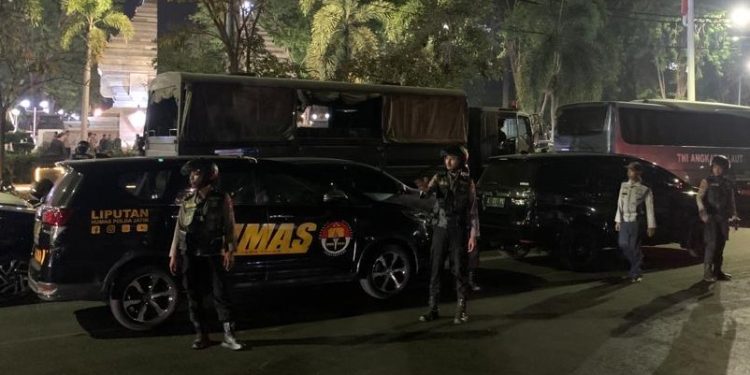 Patroli yang digelar Polrestabes Surabaya
