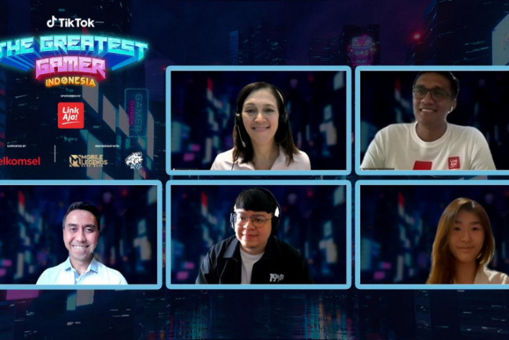 Peluncurkan TikTok The Greatest Gamer Indonesia secara virtual, Kamis, (02/9/2021) 