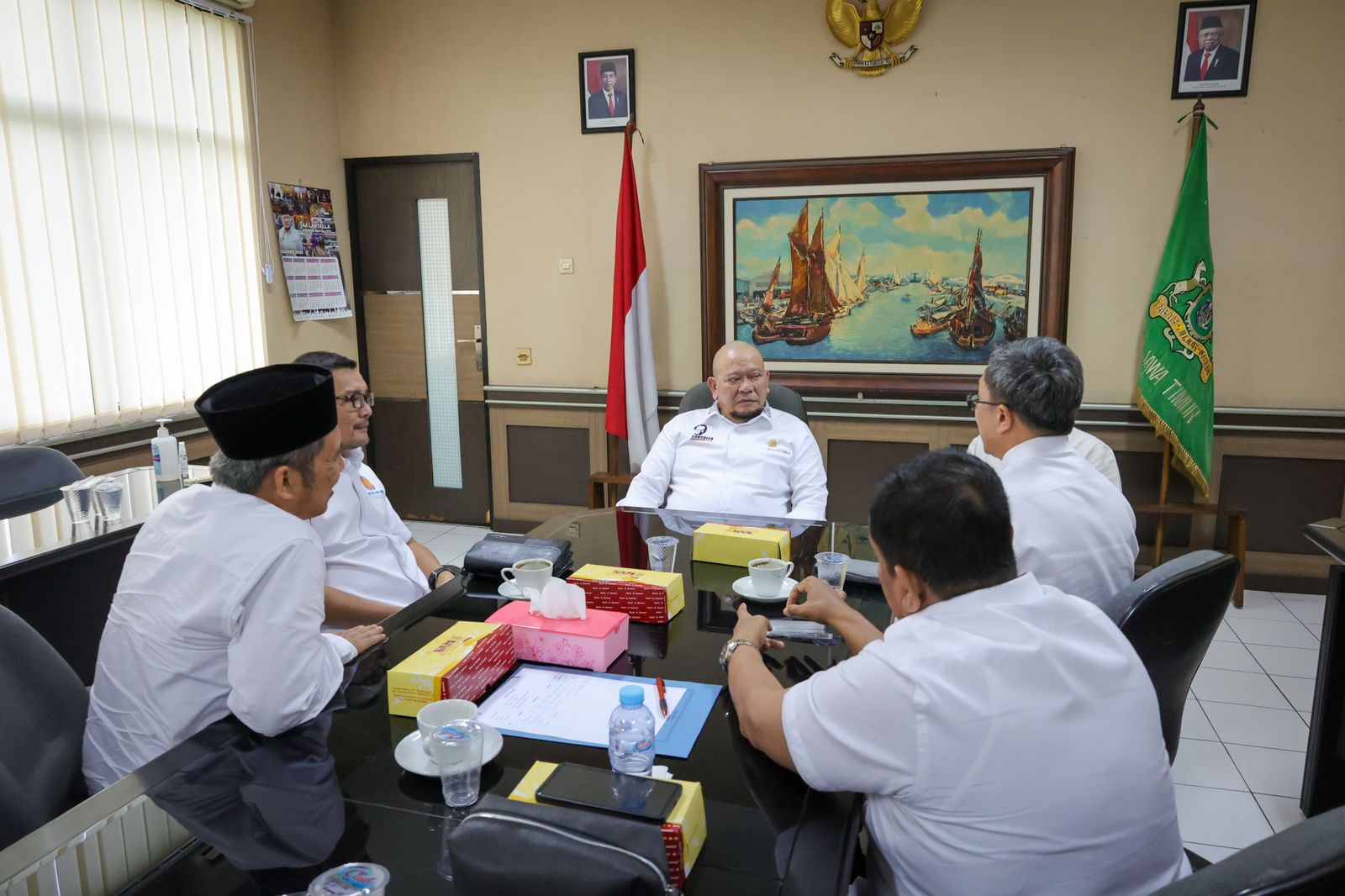DPD RI, AA LaNyalla Mahmud Mattalitti menerima kedatangan pengurus REI