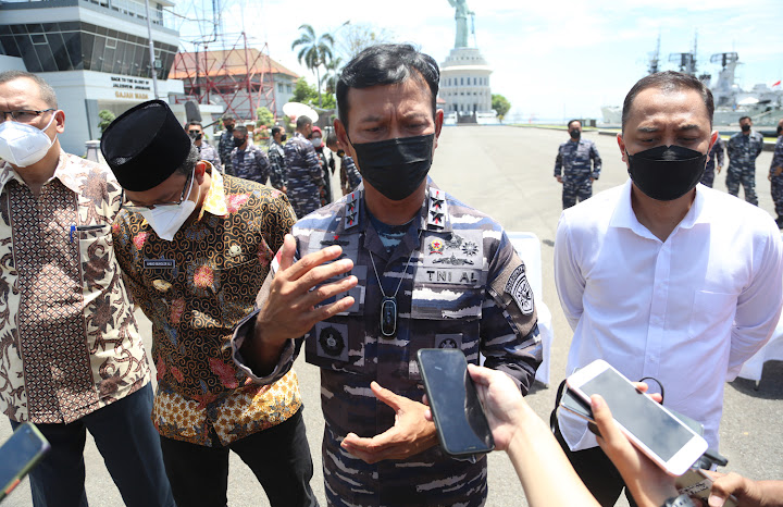 Panglima Komando Armada (Pangkoarmada) II Laksamana Muda TNI Iwan Isnurwanto.